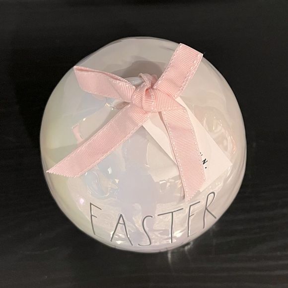 Rae Dunn Iridescent Ceramic Easter Egg--EASTER LOVE - Picture 4 of 16